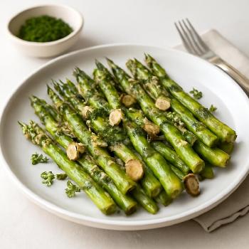 Asperges Rôties à l'Ail et aux Herbes