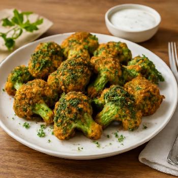 Brocolis Croustillants à la Friteuse à Air