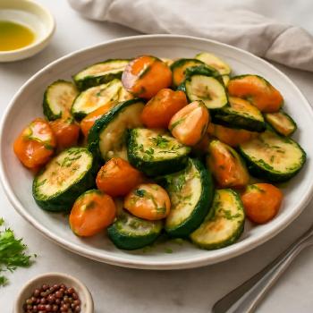 Courgettes et Courges Grillées à la Méditerranéenne