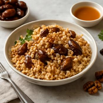 Couscous aux Noix, Dattes et Miel