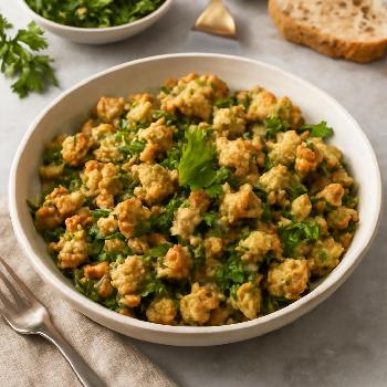 Farce aux herbes provençales à base de pain