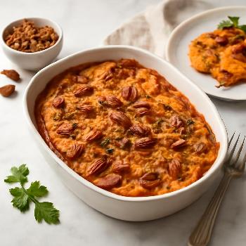 Gratin de Patates Douces à l'Érable et aux Noix de Pécan