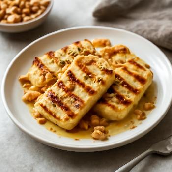 Halloumi Grillé Miel et Noix : Un Délice Sucré-Salé