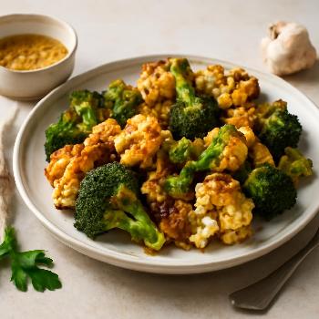 Légumes Crucifères Rôtis au Miel et à la Moutarde