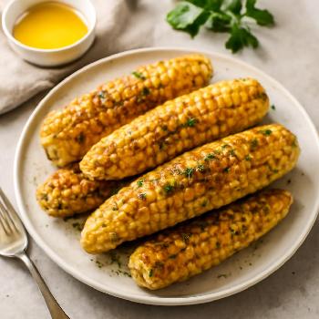 Maïs Grillé au Beurre et Épices