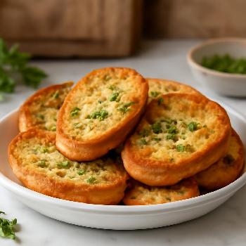 Pain à l'ail croustillant à la friteuse à air