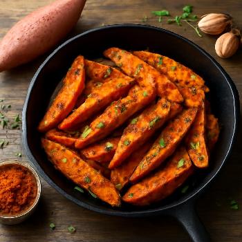 Patates Douces Rôties Épicées au Four
