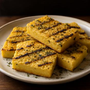 Polenta Grillée aux Herbes de Provence (Sans Gluten)