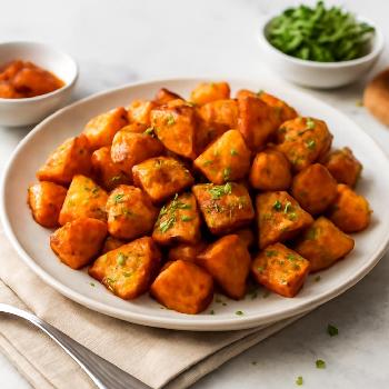 Pommes de terre et Patates Douces Rôties aux Épices