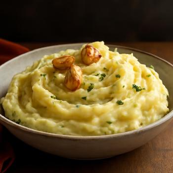 Purée de Pommes de Terre à l'Ail Rôti
