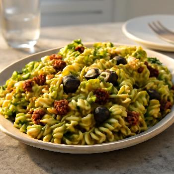 Salade de Pâtes Méditerranéenne au Pesto