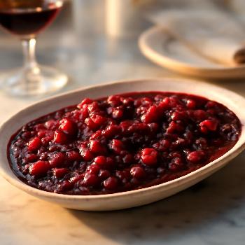 Sauce aux Canneberges et au Porto (Saveur Sophistiquée)