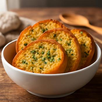 Tranches de Baguette Grillées à l'Ail Croustillantes