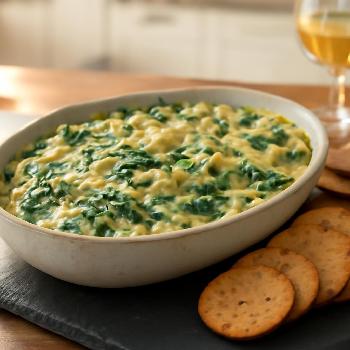 Trempette Épinards et Artichauts Végétalienne et Savoureuse