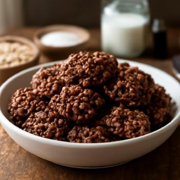 Biscuits Sans Cuisson Chocolat et Avoine : Une Gourmandise Express