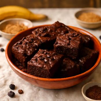 Brownies Vegan Intense à la Banane