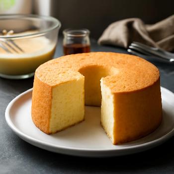 Chiffon Cake Vanille - Léger et Aérien