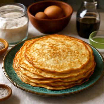 Crêpes sans Gluten à la Fécule de Tapioca