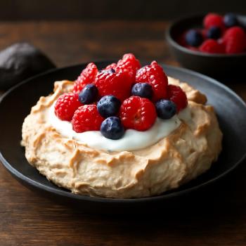 Gâteau Meringue Croustillant et Fondant