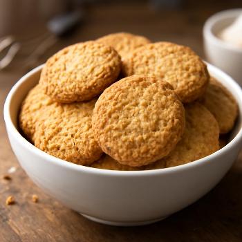 Sablés croustillants à la farine d'avoine et aux amandes (sans gluten)
