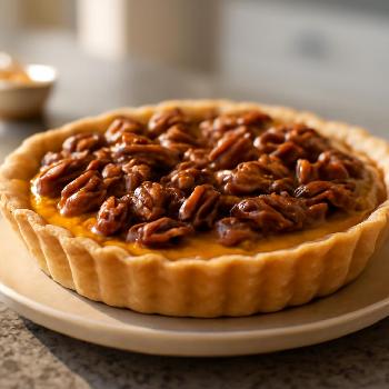 Tarte à la Citrouille et aux Noix de Pécan