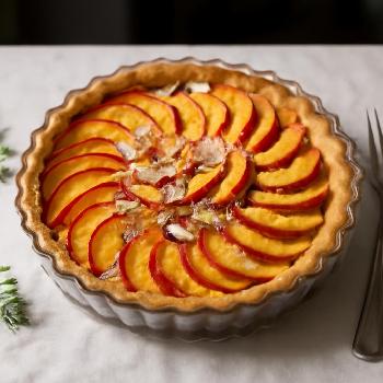 Tarte aux Pêches Maison