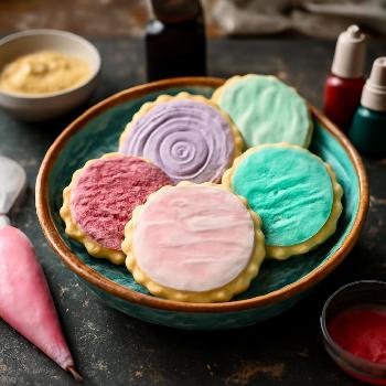 Techniques Avancées de Décoration de Biscuits au Glaçage Royal: Effets de Texture et Dégradés