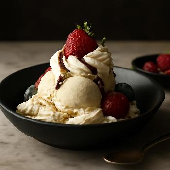 Vacherin Glacé: Meringue, Glace et Chantilly