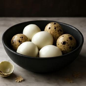 Comment faire cuire et peler des œufs de caille durs