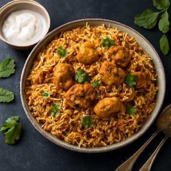 Biryani de Poulet Indien Authentique