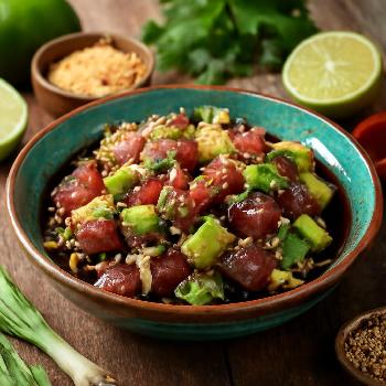 Ceviche Nikkei au Thon et Sauce Soja