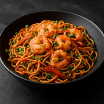 Chow Mein aux Crevettes