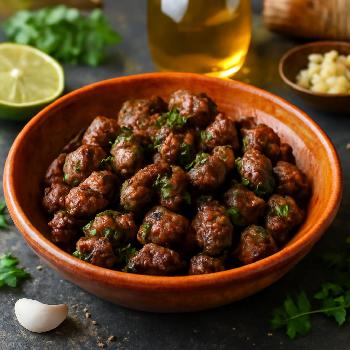 Cœurs de Poulet Grillés au Churrasco Brésilien