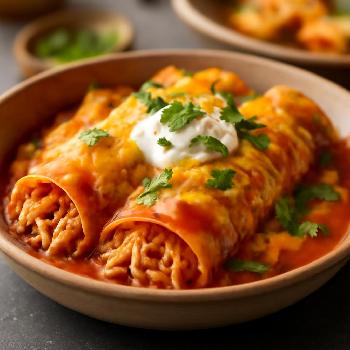Enchiladas au Poulet : Un délice mexicain fait maison