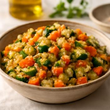 Farofa Végétarienne aux Légumes