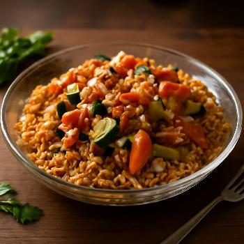 Kabsa Végétarien aux Légumes