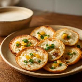 Khanom Krok : Crêpes Thaïlandaises à la Noix de Coco