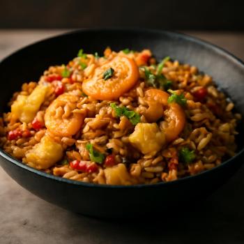 Khao Pad Sapparot : Riz Frit à l'Ananas