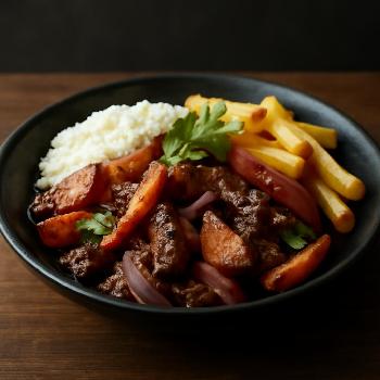 Lomo Saltado Péruvien Authentique