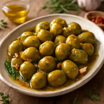 Olives Marinées à l'Espagnole Maison