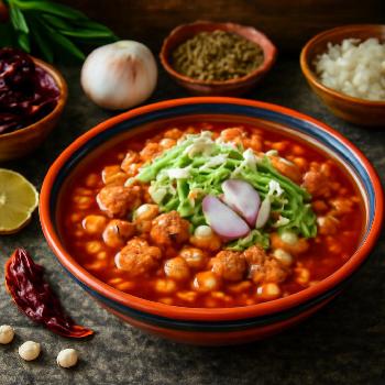 Pozole Rojo Mexicain Authentique