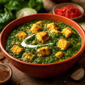 Saag Paneer Indien Authentique