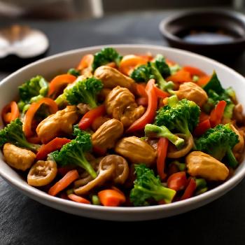 Sauté de Poulet aux Légumes à la Chinoise