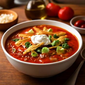 Soupe Tortilla Mexicaine Traditionnelle