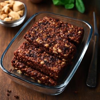 Barres Énergétiques Crues aux Noix et Chocolat Vegan