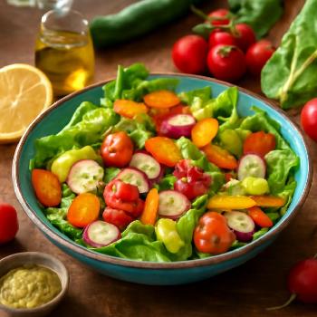Bowl de crudités citronné rafraîchissant