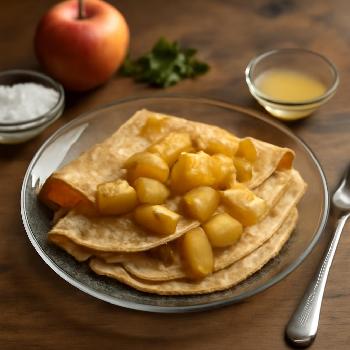 Crêpes Minute aux Pommes Faciles pour Enfants