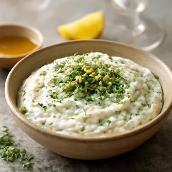 Dip de Fromage Frais aux Fines Herbes et Citron