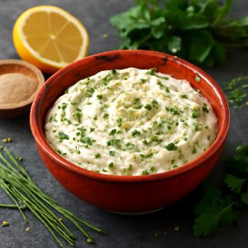Dip de Fromage Frais aux Herbes et Citron (Cuisine Rapide)
