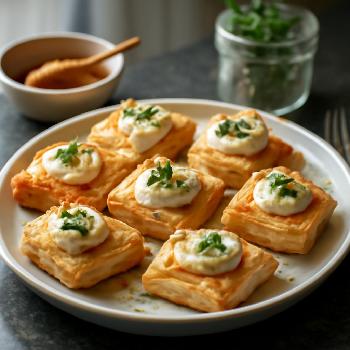 Feuilletés Chèvre et Miel Express